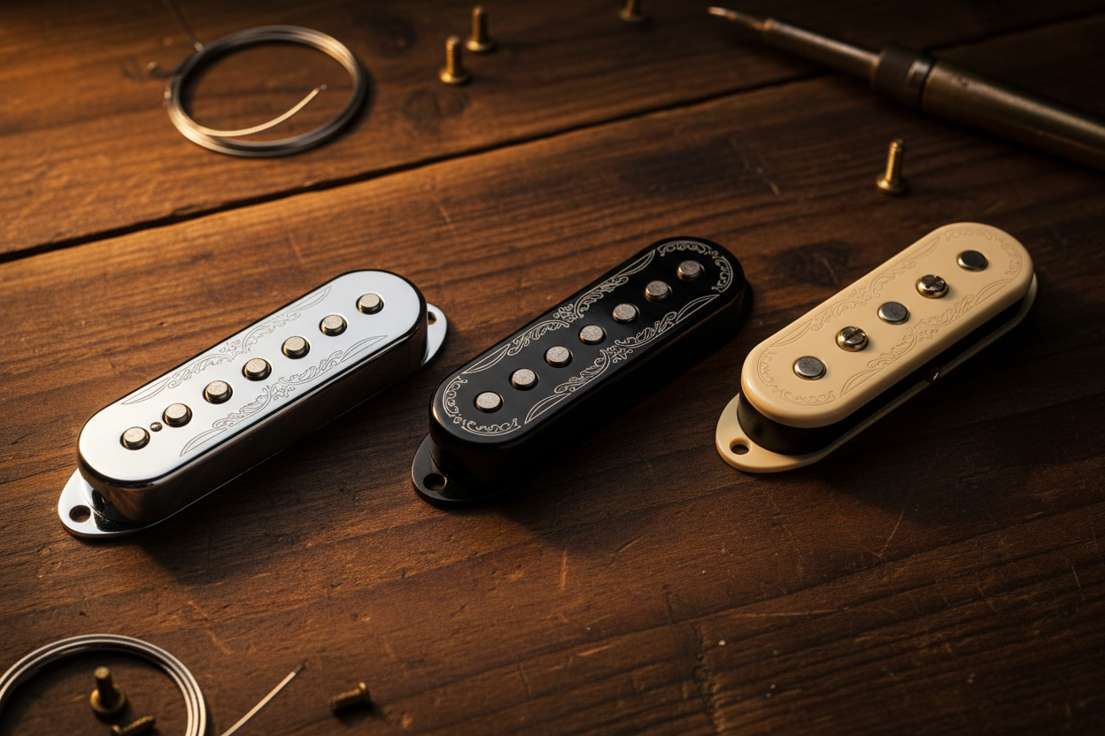 Custom Electric Guitar Pickups: Single Coil, Humbucker, P90